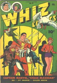 Cover for Whiz Comics (Fawcett, 1940 series) #71
