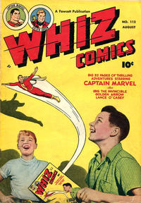 Cover for Whiz Comics (Fawcett, 1940 series) #112