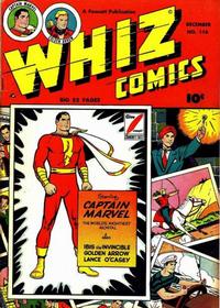 Cover for Whiz Comics (Fawcett, 1940 series) #116