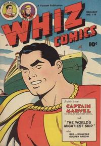 Cover Thumbnail for Whiz Comics (Fawcett, 1940 series) #118