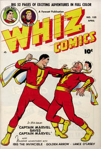 Cover for Whiz Comics (Fawcett, 1940 series) #132