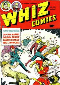 Cover for Whiz Comics (Fawcett, 1940 series) #136