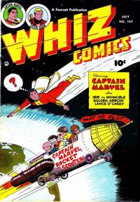 Cover Thumbnail for Whiz Comics (Fawcett, 1940 series) #147