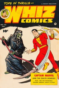 Cover for Whiz Comics (Fawcett, 1940 series) #153