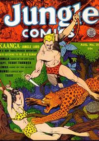 Cover Thumbnail for Jungle Comics (Fiction House, 1940 series) #20
