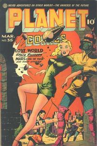 Cover for Planet Comics (Fiction House, 1940 series) #35