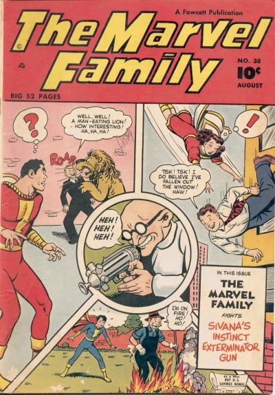 Cover for The Marvel Family (Fawcett, 1945 series) #38