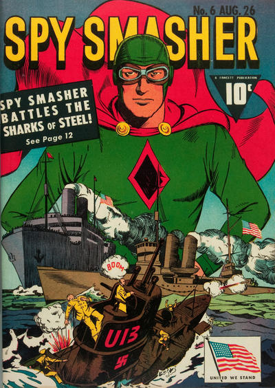 Cover for Spy Smasher (Fawcett, 1941 series) #6