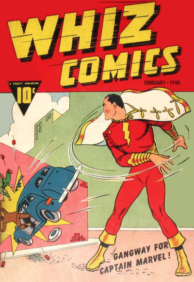 Cover for Whiz Comics (Fawcett, 1940 series) #2