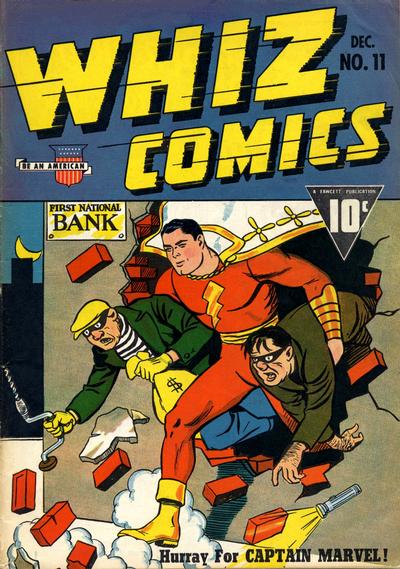 Cover for Whiz Comics (Fawcett, 1940 series) #11