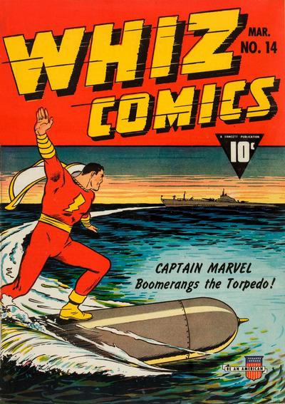 Cover for Whiz Comics (Fawcett, 1940 series) #14