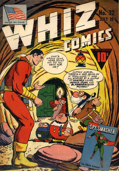 Cover for Whiz Comics (Fawcett, 1940 series) #32