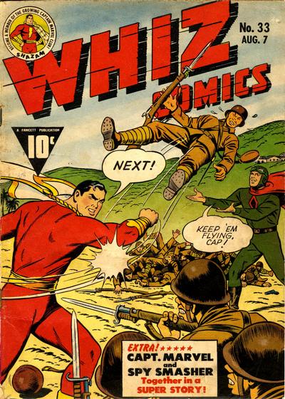 Cover for Whiz Comics (Fawcett, 1940 series) #33
