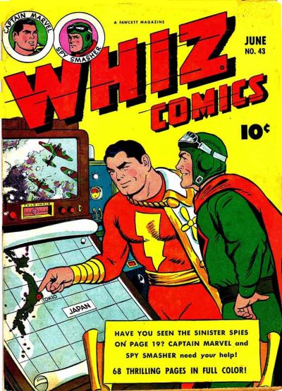 Cover for Whiz Comics (Fawcett, 1940 series) #43