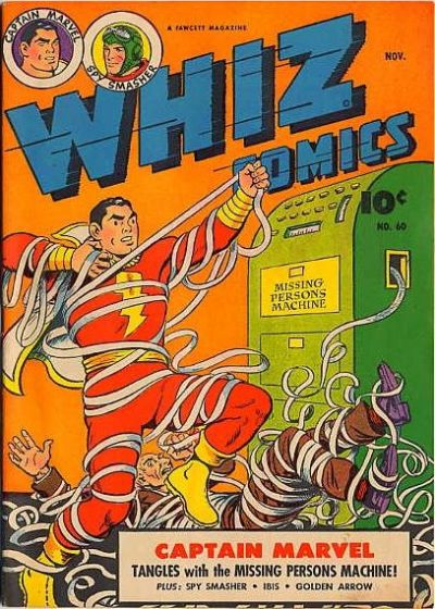 Cover for Whiz Comics (Fawcett, 1940 series) #60