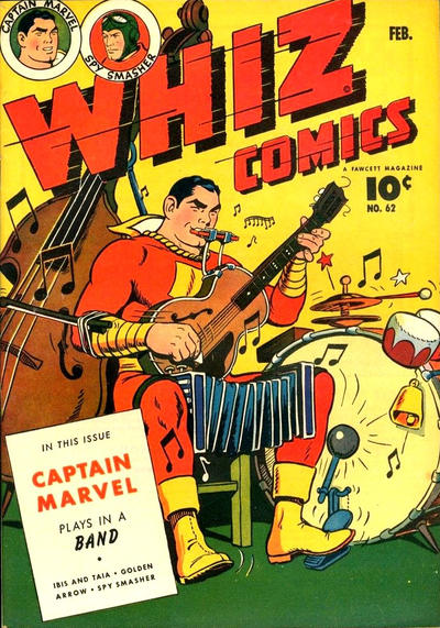 Cover for Whiz Comics (Fawcett, 1940 series) #62
