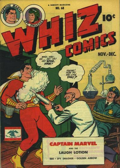 Cover for Whiz Comics (Fawcett, 1940 series) #68