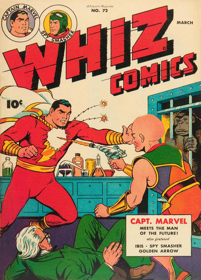 Cover for Whiz Comics (Fawcett, 1940 series) #72