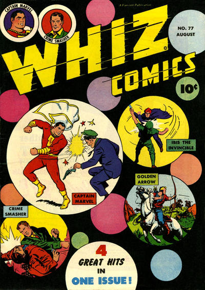 Cover for Whiz Comics (Fawcett, 1940 series) #77