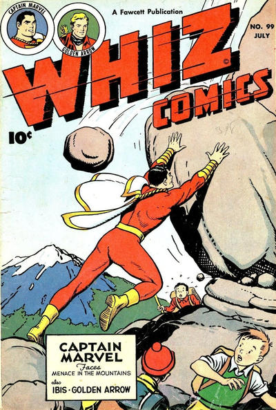 Cover for Whiz Comics (Fawcett, 1940 series) #99