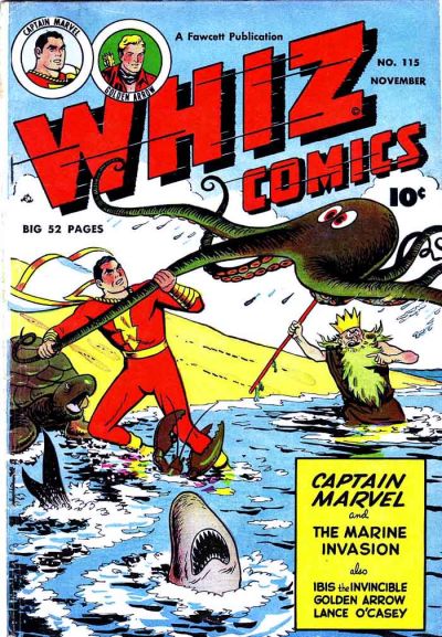 Cover for Whiz Comics (Fawcett, 1940 series) #115