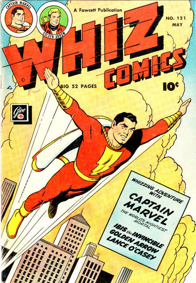 Cover for Whiz Comics (Fawcett, 1940 series) #121