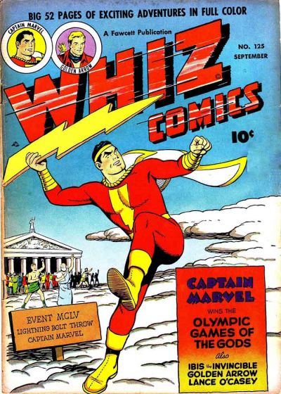 Cover for Whiz Comics (Fawcett, 1940 series) #125