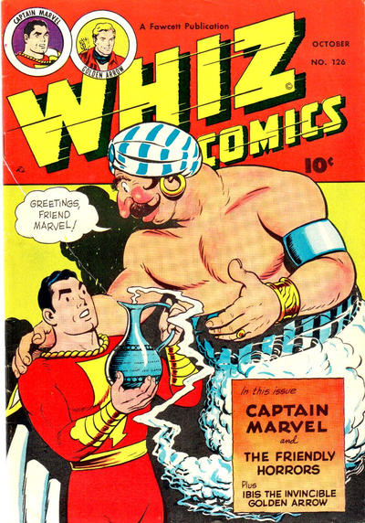 Cover for Whiz Comics (Fawcett, 1940 series) #126