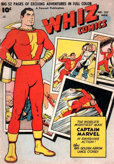 Cover for Whiz Comics (Fawcett, 1940 series) #127