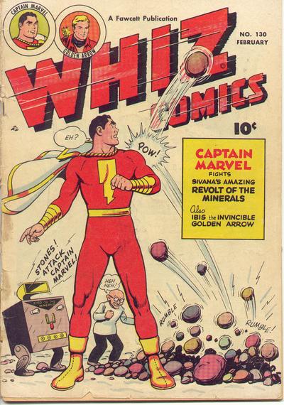 Cover for Whiz Comics (Fawcett, 1940 series) #130