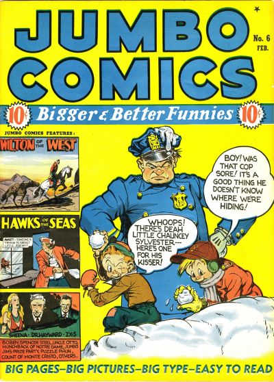 Cover for Jumbo Comics (Fiction House, 1938 series) #6