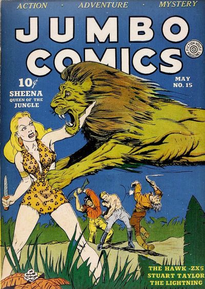 Cover for Jumbo Comics (Fiction House, 1938 series) #15