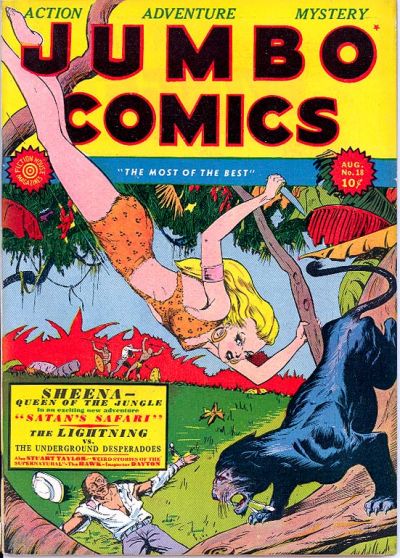 Cover for Jumbo Comics (Fiction House, 1938 series) #18