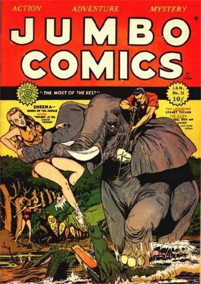Cover for Jumbo Comics (Fiction House, 1938 series) #23