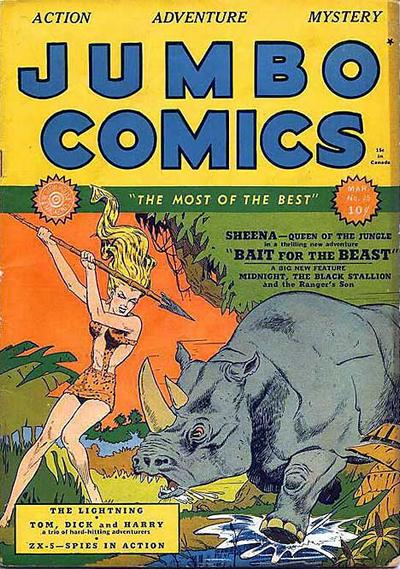 Cover for Jumbo Comics (Fiction House, 1938 series) #25