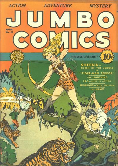 Cover for Jumbo Comics (Fiction House, 1938 series) #26