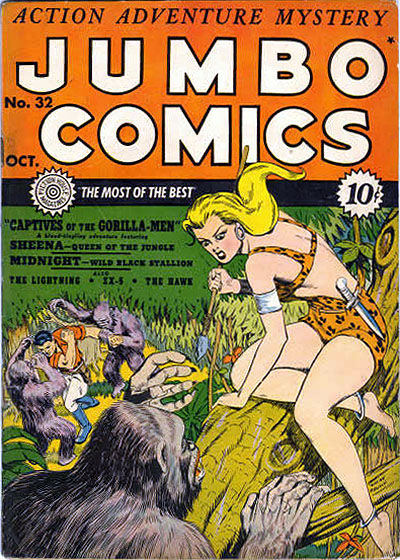 Cover for Jumbo Comics (Fiction House, 1938 series) #32