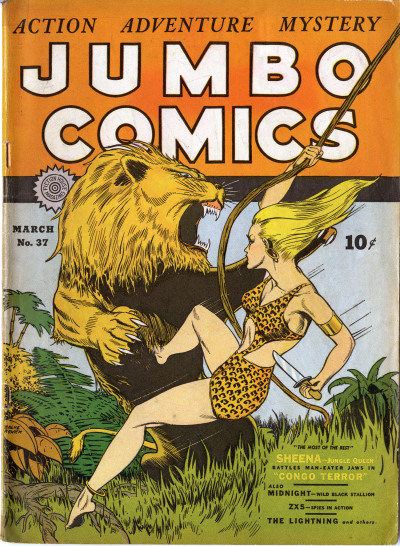 Cover for Jumbo Comics (Fiction House, 1938 series) #37