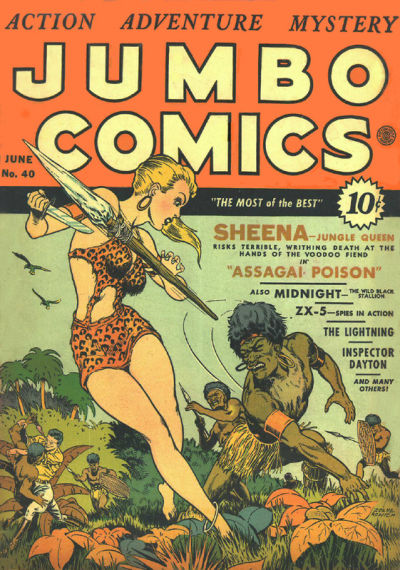 Cover for Jumbo Comics (Fiction House, 1938 series) #40