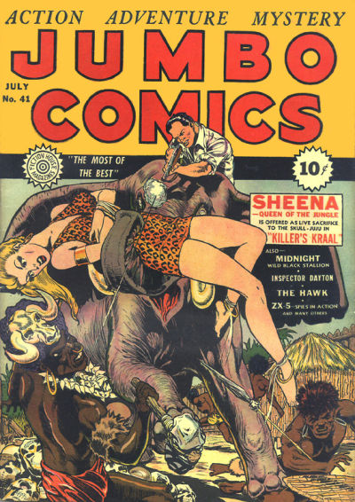 Cover for Jumbo Comics (Fiction House, 1938 series) #41