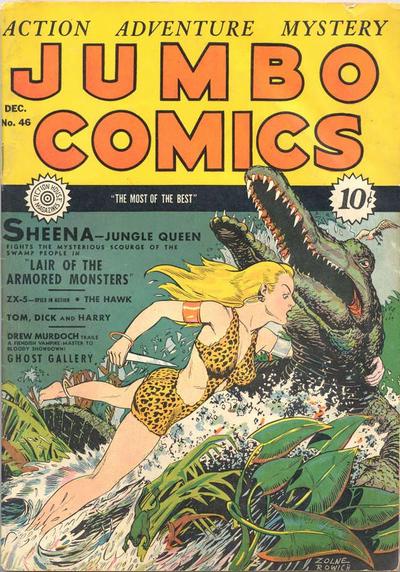 Cover for Jumbo Comics (Fiction House, 1938 series) #46