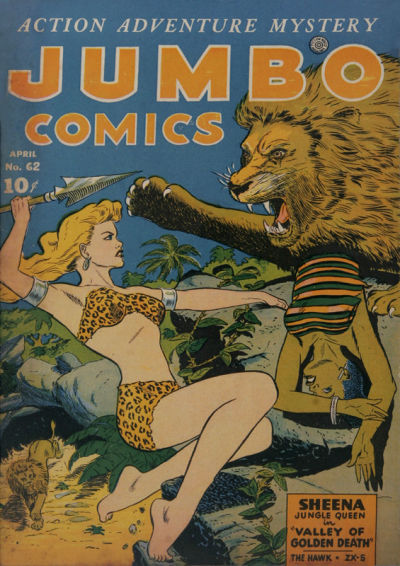 Cover for Jumbo Comics (Fiction House, 1938 series) #62