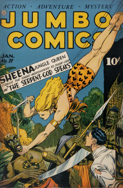 Cover for Jumbo Comics (Fiction House, 1938 series) #71