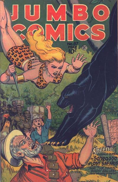 Cover for Jumbo Comics (Fiction House, 1938 series) #87