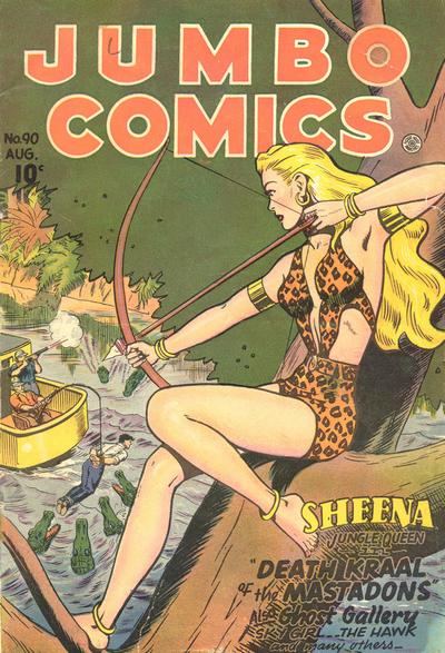 Cover for Jumbo Comics (Fiction House, 1938 series) #90