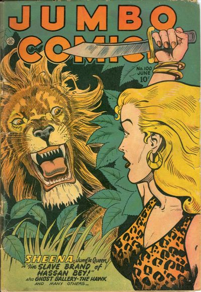 Cover for Jumbo Comics (Fiction House, 1938 series) #100