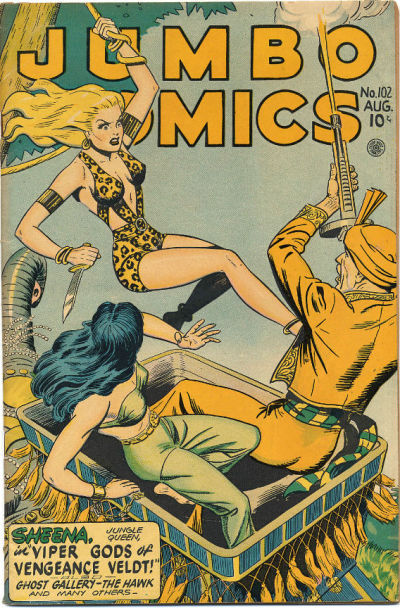 Cover for Jumbo Comics (Fiction House, 1938 series) #102