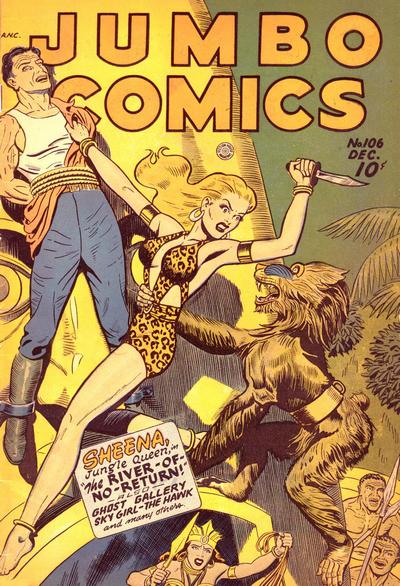 Cover for Jumbo Comics (Fiction House, 1938 series) #106