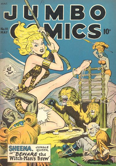 Cover for Jumbo Comics (Fiction House, 1938 series) #111