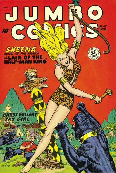 Cover for Jumbo Comics (Fiction House, 1938 series) #117